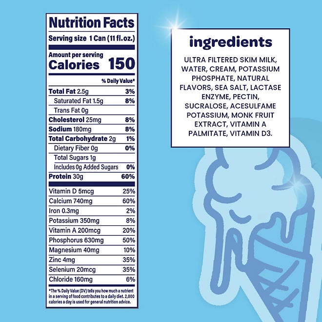 Nurri 30g Protein Vanilla Milk Shake 11 fl. oz., 12 pk. - Image 3