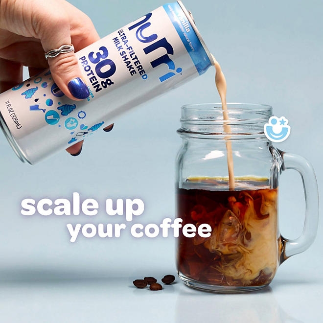 Nurri 30g Protein Vanilla Milk Shake 11 fl. oz., 12 pk. - Image 7