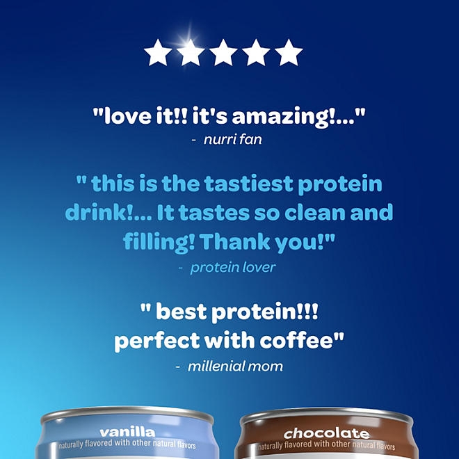 Nurri 30g Protein Vanilla Milk Shake 11 fl. oz., 12 pk. - Image 10