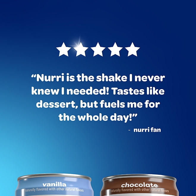 Nurri 30g Protein Chocolate Milk Shake 11 fl. oz., 12 pk. - Image 11