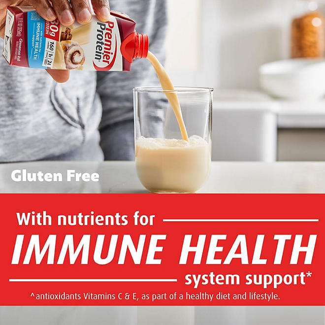 Premier Protein 30g High Protein Shake, Cinnamon Roll 11 fl. oz., 15 pk. - Image 3