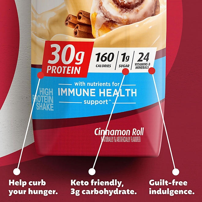 Premier Protein 30g High Protein Shake, Cinnamon Roll 11 fl. oz., 15 pk. - Image 5