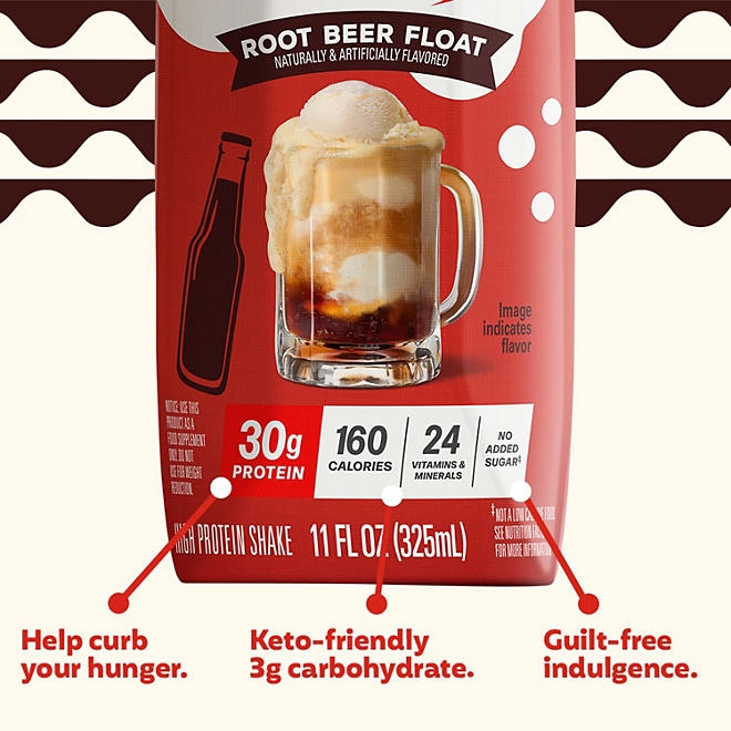 Premier Protein 30g High Protein Shake, Root Beer Float 11 fl. oz., 15 pk. - Image 4