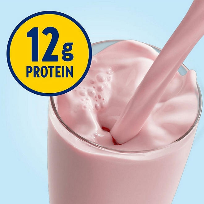Glucerna 12g Protein Shake, Creamy Strawberry 8 fl. oz., 24 pk. - Image 4