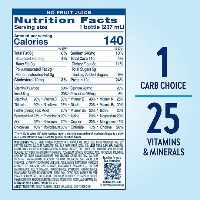 Glucerna 12g Protein Shake, Creamy Strawberry 8 fl. oz., 24 pk. - Image 6