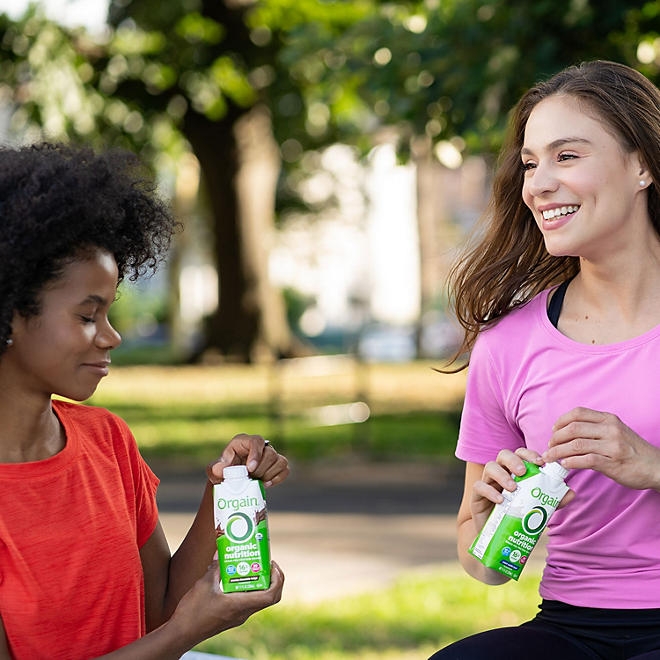 Orgain Organic Nutrition 16g Grass-Fed Protein Shake, Creamy Chocolate Fudge, 11 fl. oz., 12 pk. - Image 7