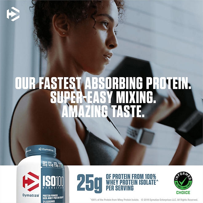 Dymatize ISO100 Hydrolyzed 25g 100% Whey Protein Powder, Fruity Pebbles 1.6 lbs. - Image 5