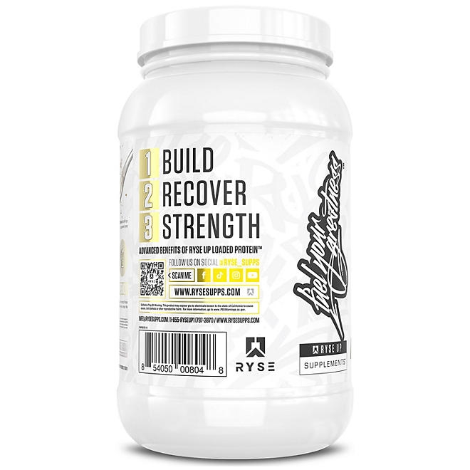 Ryse 25g Loaded Protein Powder, Cinnamon, 2 lbs. - Image 7