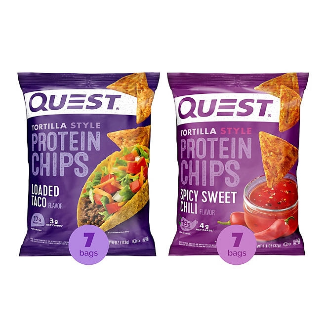 Quest Tortilla-Style 19g Protein Chips, Variety Pack, 14 ct. - Image 4