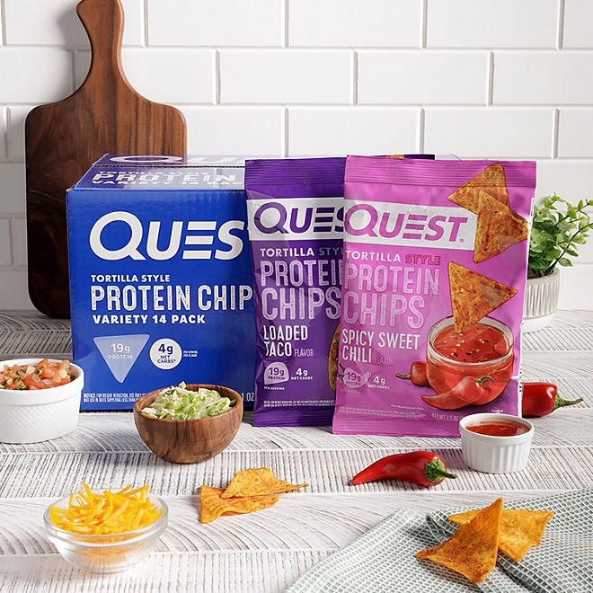 Quest Tortilla-Style 19g Protein Chips, Variety Pack, 14 ct. - Image 6