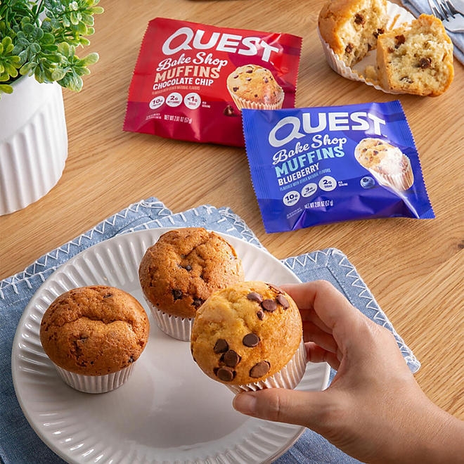 Quest Bake Shop 10g Protein Muffins, Variety Pack, 10 ct. - Image 7