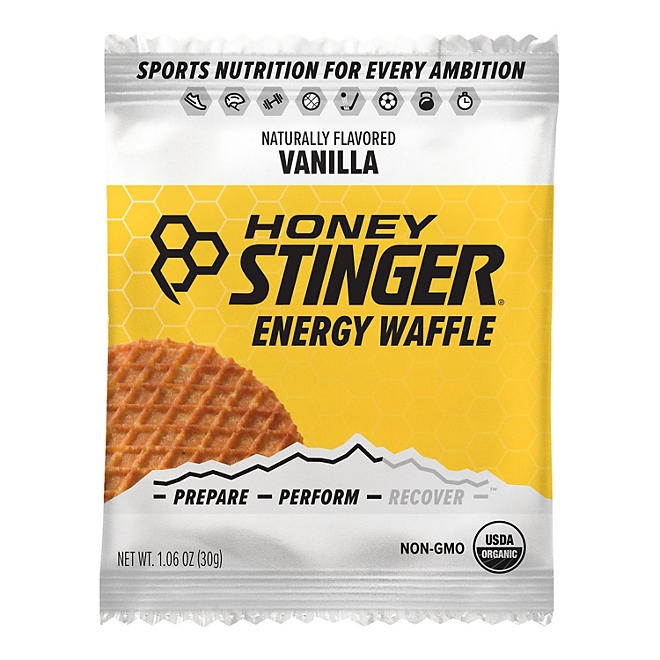Honey Stinger Vanilla Waffle Organic Healthy Snack (12ct.) - Image 4