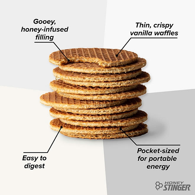 Honey Stinger Vanilla Waffle Organic Healthy Snack (12ct.) - Image 5