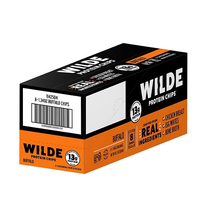 WILDE 13g Buffalo Protein Chips, 8 pk. - Image 2