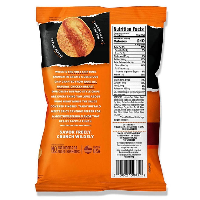 WILDE 13g Buffalo Protein Chips, 8 pk. - Image 4