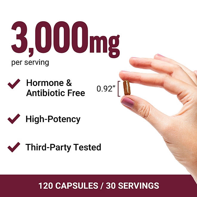 Force Factor Primal Origins Beef Liver Capsules, 120 ct. - Image 4