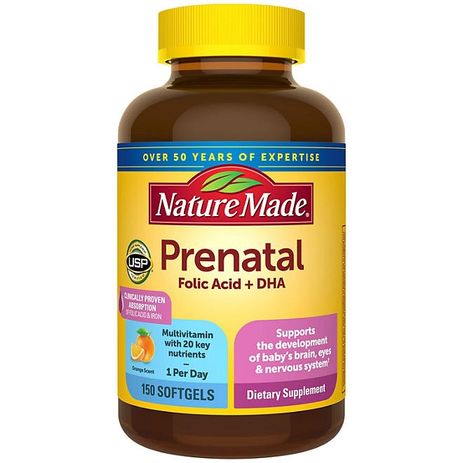 Nature Made Prenatal Multivitamin Softgels, 150 ct. - Image 2