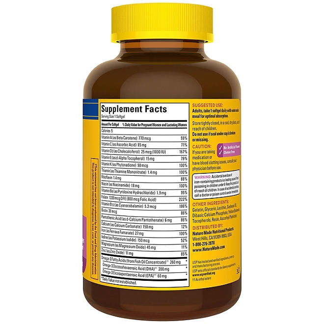 Nature Made Prenatal Multivitamin Softgels, 150 ct. - Image 10