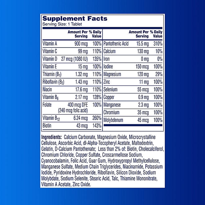 One A Day Men's Health Formula Multivitamin Tablets, 300 ct. - Image 8