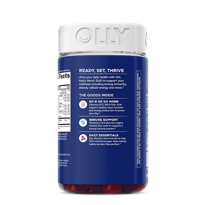 OLLY Men's Multivitamin Gummy, Blackberry, 200 ct. - Image 10