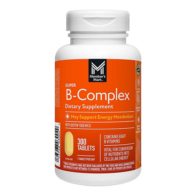 Member's Mark Super B-Complex Tablets, 300 ct. - Image 2