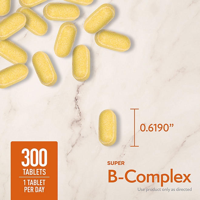 Member's Mark Super B-Complex Tablets, 300 ct. - Image 4