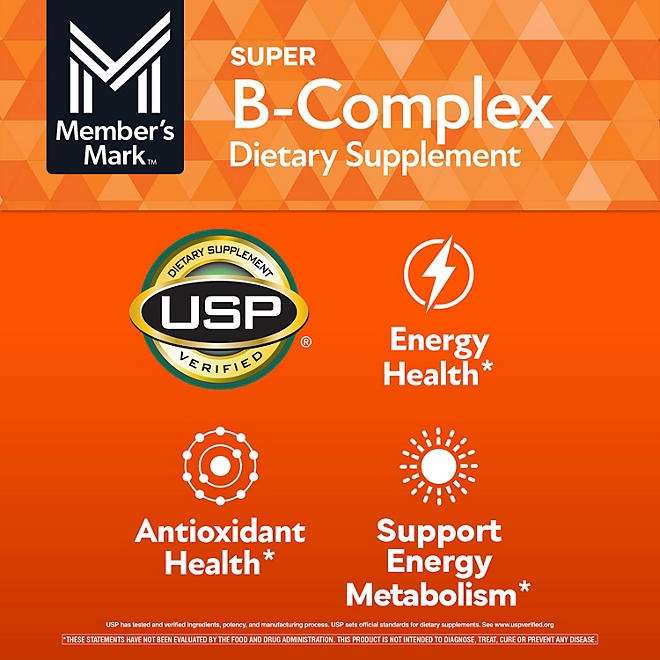 Member's Mark Super B-Complex Tablets, 300 ct. - Image 6
