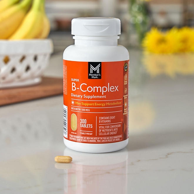 Member's Mark Super B-Complex Tablets, 300 ct. - Image 8
