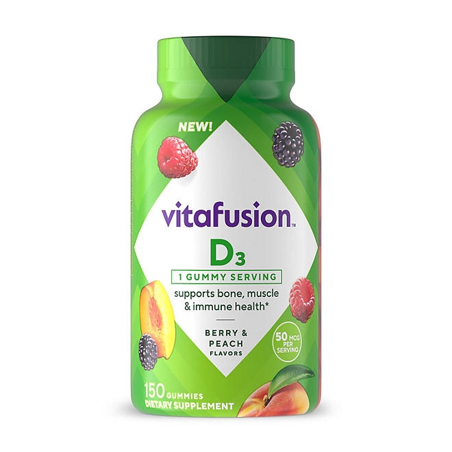 Vitafusion Vitamin D3 Gummy Vitamins, 150 ct. - Image 2
