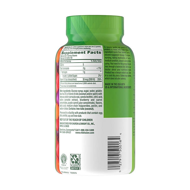 Vitafusion Vitamin D3 Gummy Vitamins, 150 ct. - Image 3