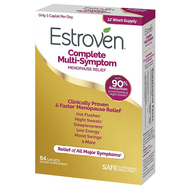 Estroven Complete Multi-Symptom Menopause Relief Caplets 84 ct. - Image 3