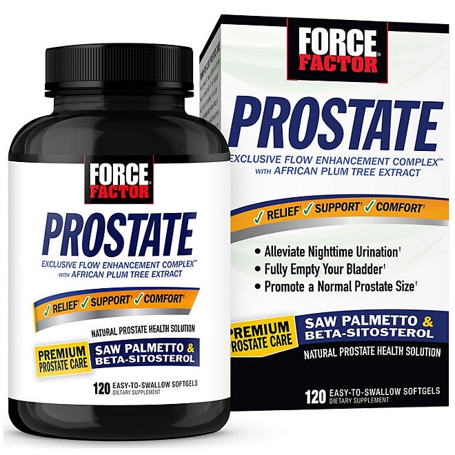 Force Factor Prostate Support Supplement Softgels 120 ct. - Image 2