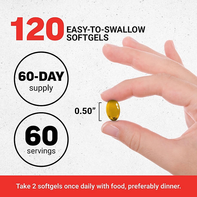 Force Factor Prostate Support Supplement Softgels 120 ct. - Image 4