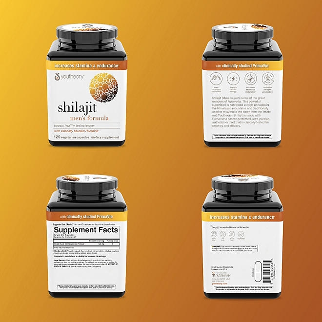 Youtheory Men's Shilajit Capsules, 120 ct. - Image 7
