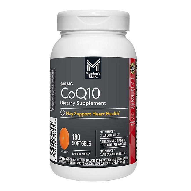 Member's Mark CoQ10 Softgels, 200 mg, 180 ct. - Image 2