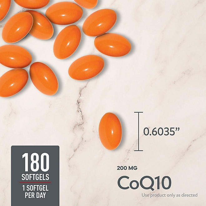 Member's Mark CoQ10 Softgels, 200 mg, 180 ct. - Image 4