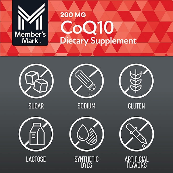 Member's Mark CoQ10 Softgels, 200 mg, 180 ct. - Image 7