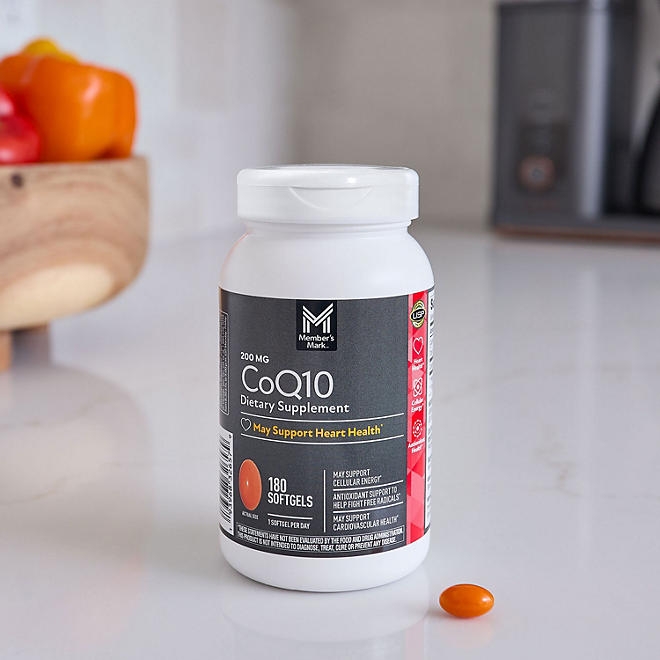 Member's Mark CoQ10 Softgels, 200 mg, 180 ct. - Image 8