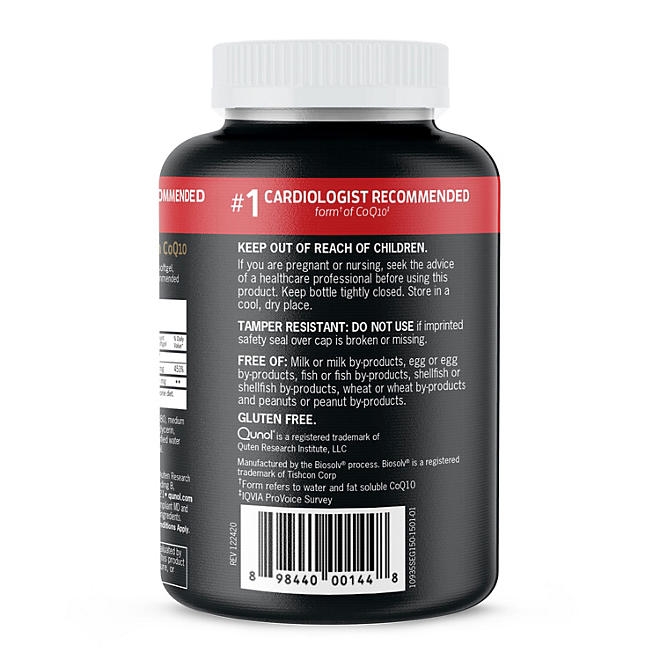 Qunol Ultra CoQ10 Softgels, 100 mg 150 ct. - Image 3