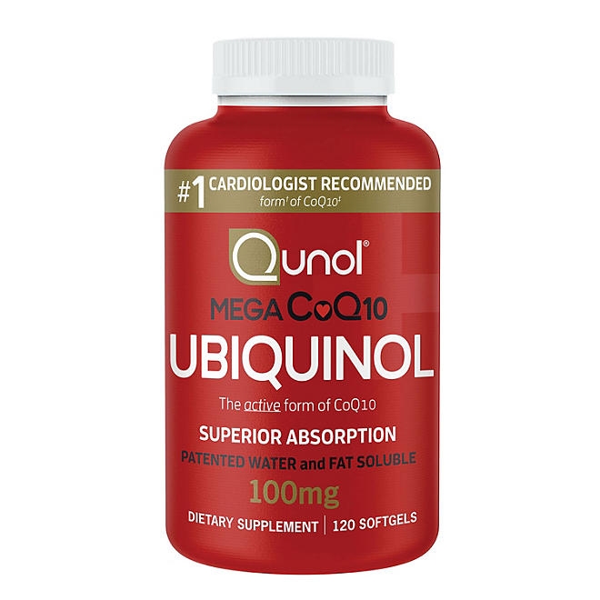 Qunol Mega CoQ10 Ubiquinol Softgels, 100 mg 120 ct. - Image 2