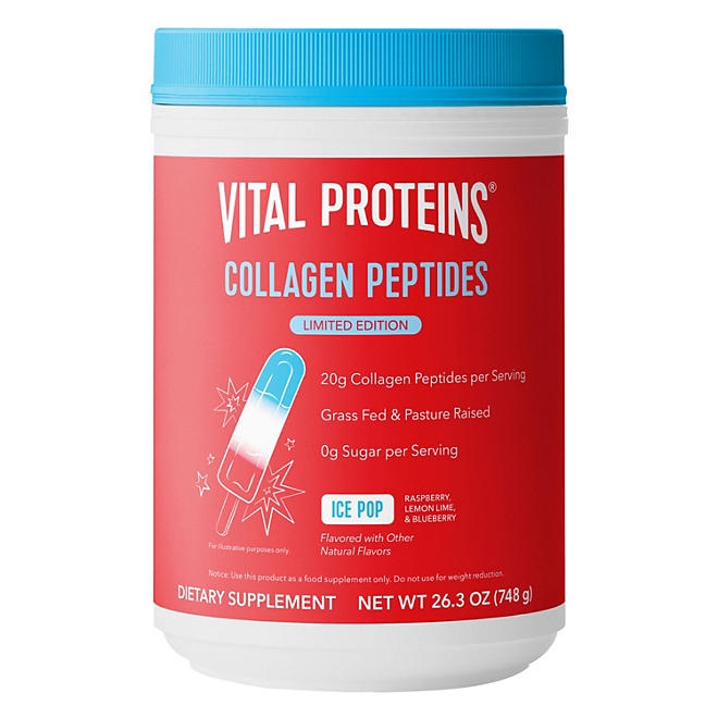 Vital Proteins Collagen Peptides Powder, Limited Edition Ice Pop, 26.3 oz. - Image 2