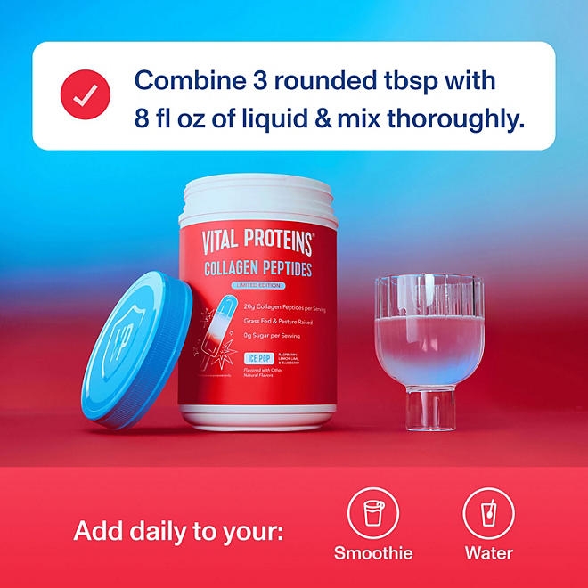 Vital Proteins Collagen Peptides Powder, Limited Edition Ice Pop, 26.3 oz. - Image 5