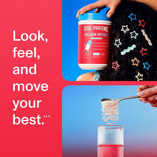 Vital Proteins Collagen Peptides Powder, Limited Edition Ice Pop, 26.3 oz. - Image 6