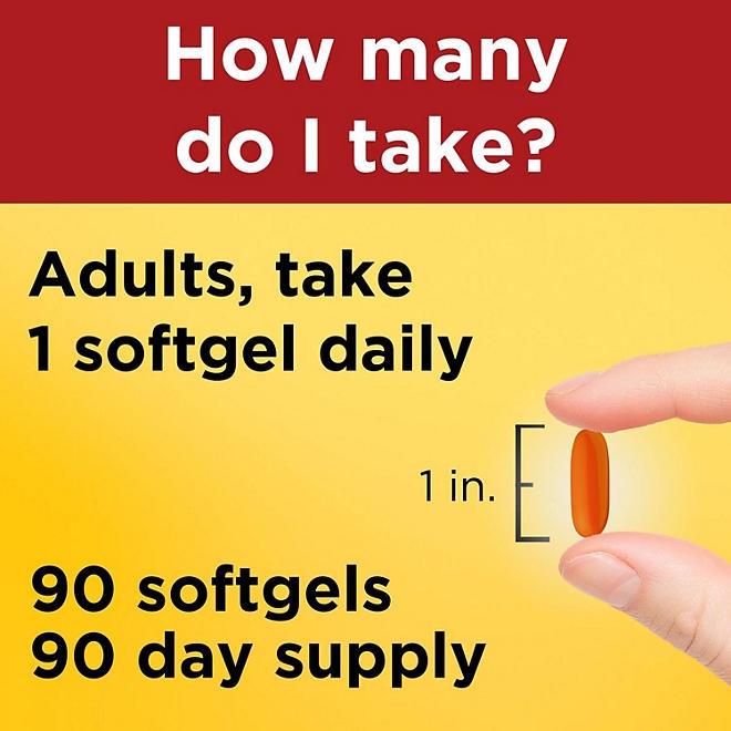 Nature Made CoQ10 400mg Softgels, 90 ct. - Image 4