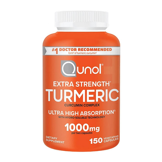 Qunol Turmeric 1000 mg Capsules, 150ct. - Image 2