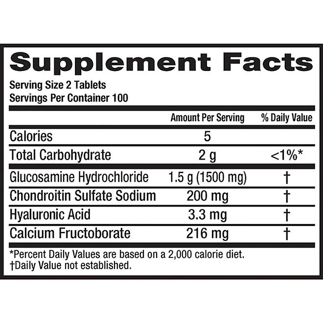 Move Free Advanced Glucosamine Joint Health Support Supplement Tablets, 200 ct. - Image 8