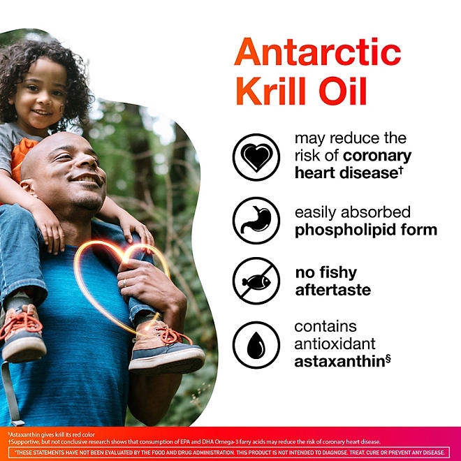 MegaRed Omega-3 Krill Oil Supplement Softgels, 350mg, 130 ct. - Image 4