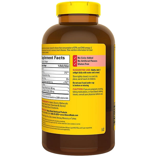 Nature Made Burp-Less Fish Oil 1200 mg Softgels, 240 ct. - Image 11