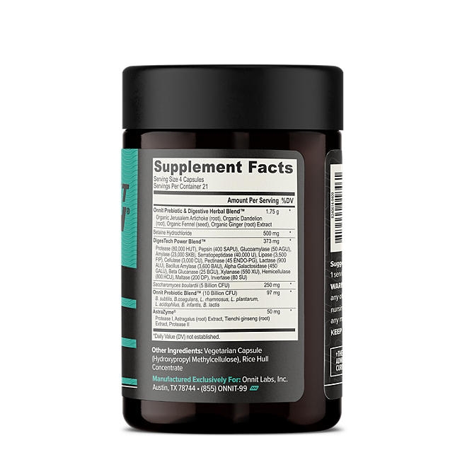 ONNIT Total Gut Health Supplement for Digestive Health, 84 ct. - Image 10