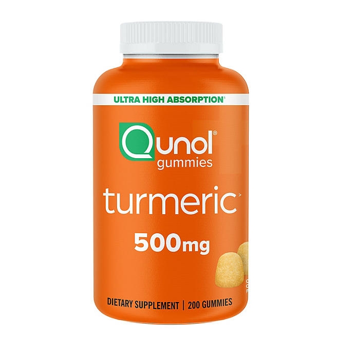 Qunol Turmeric Curcumin Complex Ultra High Absorption Gummies, 200 ct. - Image 2